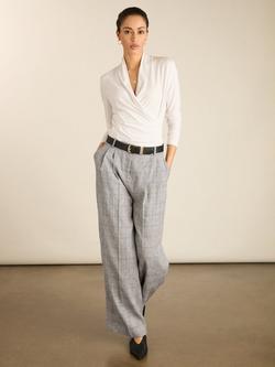 Baukjen Gylda Wrap Top containing LENZING™ ECOVERO™ Viscose - view 2, Pure White
