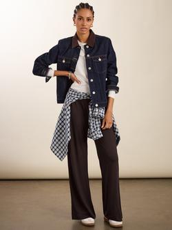 Baukjen Palazzo Trousers containing LENZING™ ECOVERO™ Viscose, Dark Chocolate, Dark Chocolate