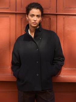Baukjen Ashton Wool Rich Coat, Classic Navy, Classic Navy