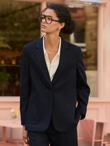 Hobbs Marie Tweed Jacket, Navy