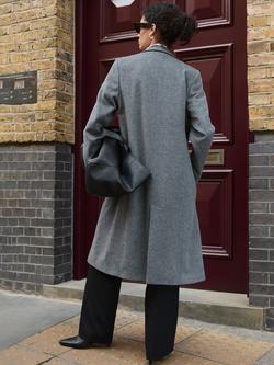 Baukjen Kennedy Tailored Wool Blend Coat, Grey - view 2, Grey