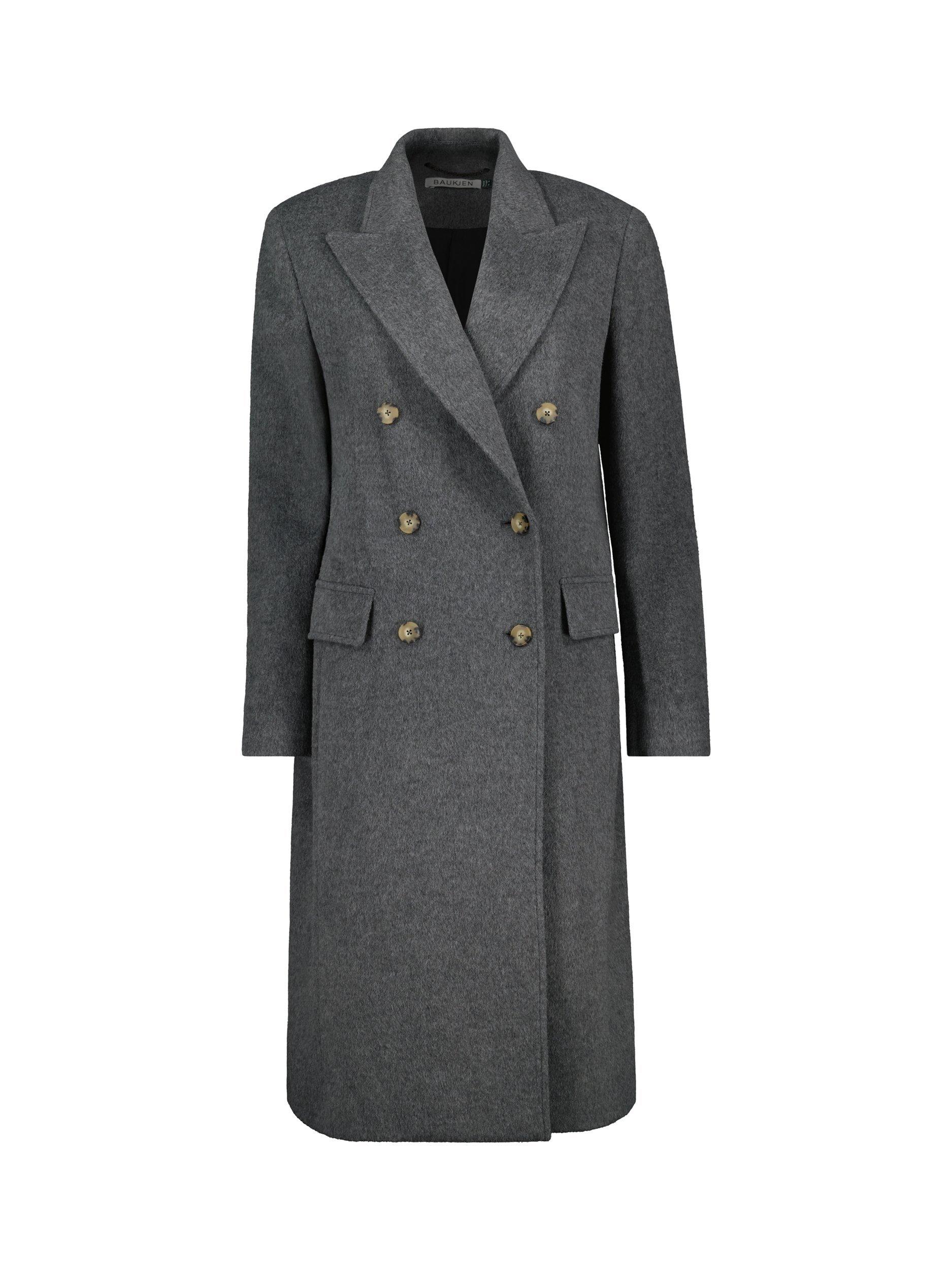Product image 4 of 5, which shows Baukjen Kennedy Tailored Wool Blend Coat, Grey, 10