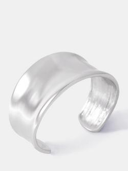 Mint Velvet Chunky Cuff Bracelet, Silver - view 2, Silver Silver