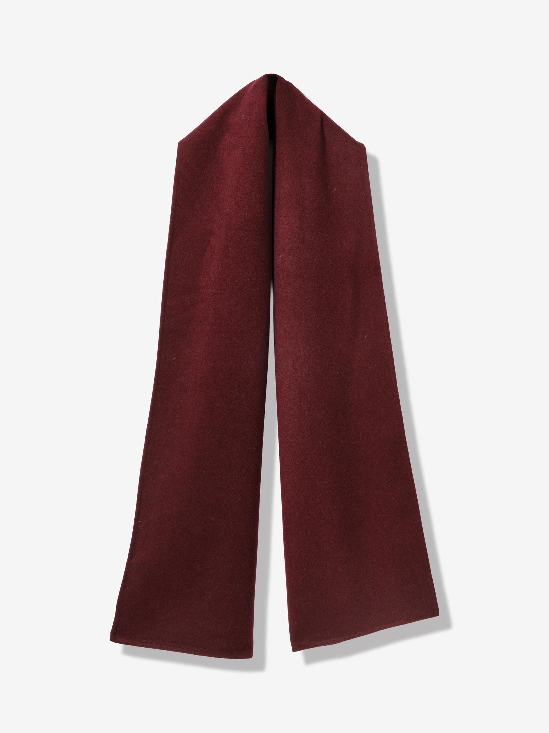 Product image 1 of 4, which shows Mint Velvet Wool Blend Blanket Scarf, Red Burgundy, One Size