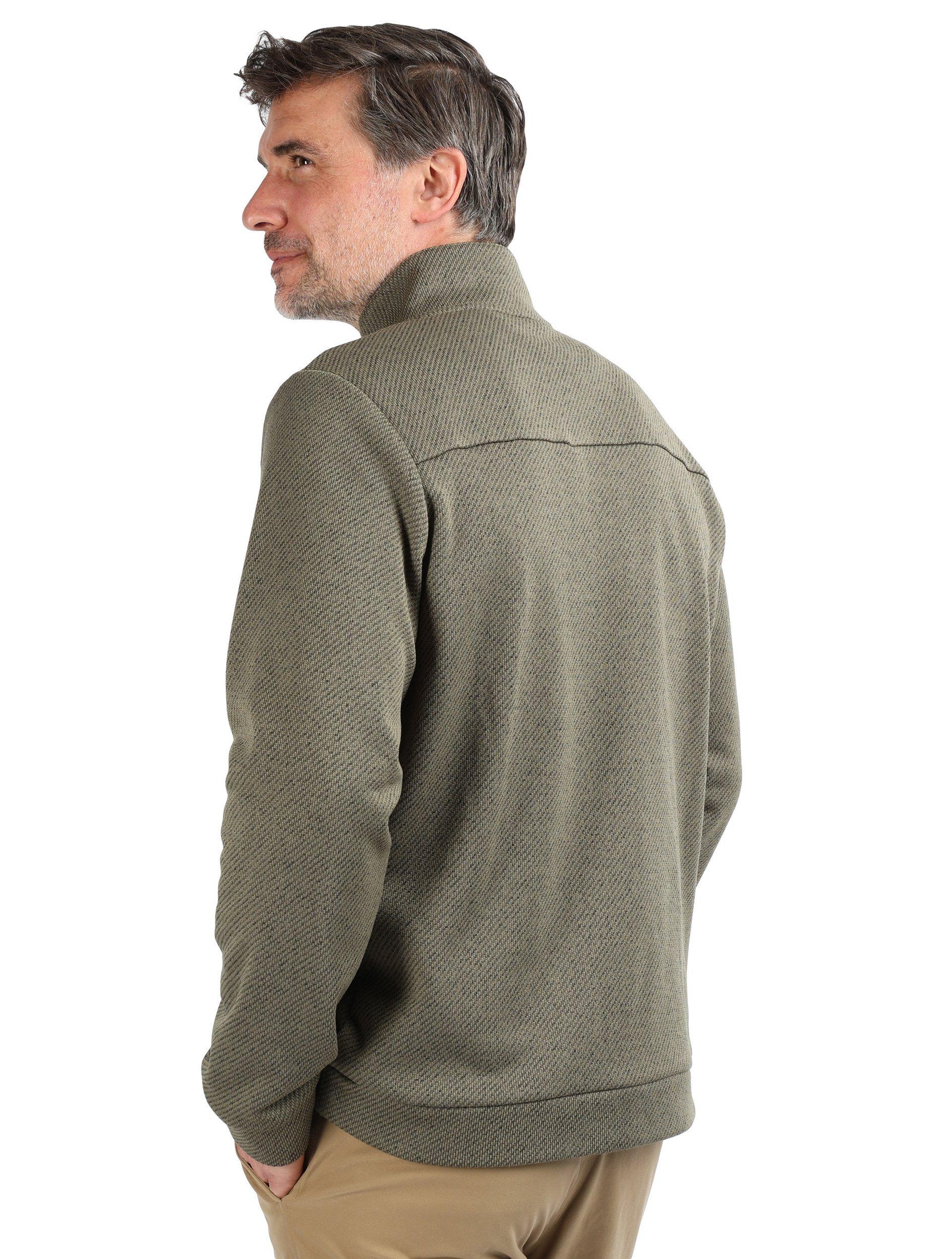 Product image 2 of 6, which shows Rohan Men's Boundary Button Jumper, Flagstone Marl, S
