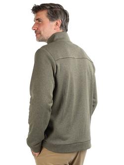 Rohan Men's Boundary Button Jumper - view 2, Flagstone Marl