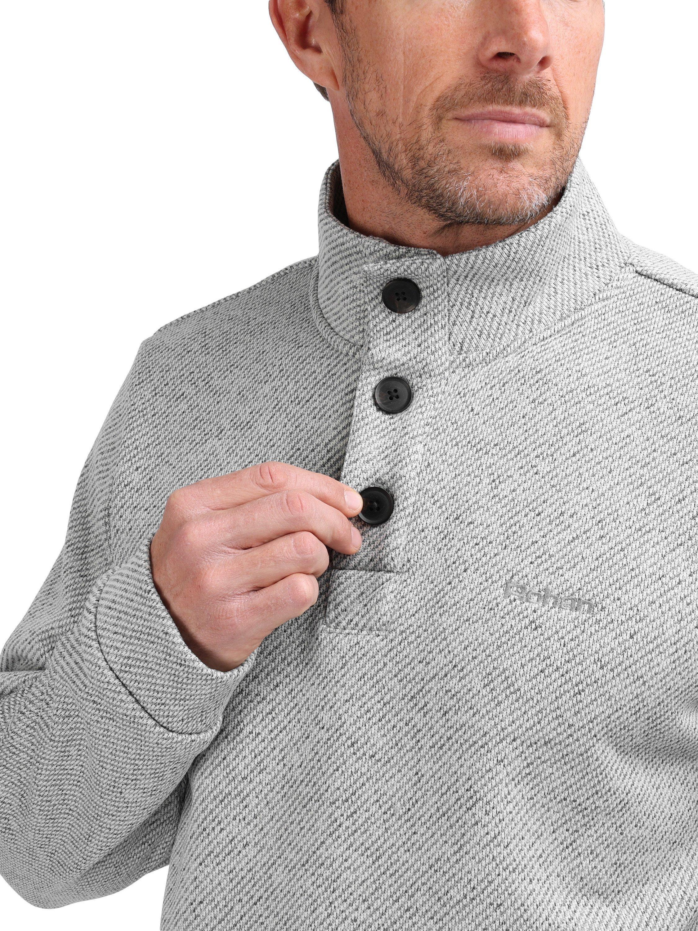 Product image 5 of 6, which shows Rohan Men's Boundary Button Jumper, Haze Grey Marl, S
