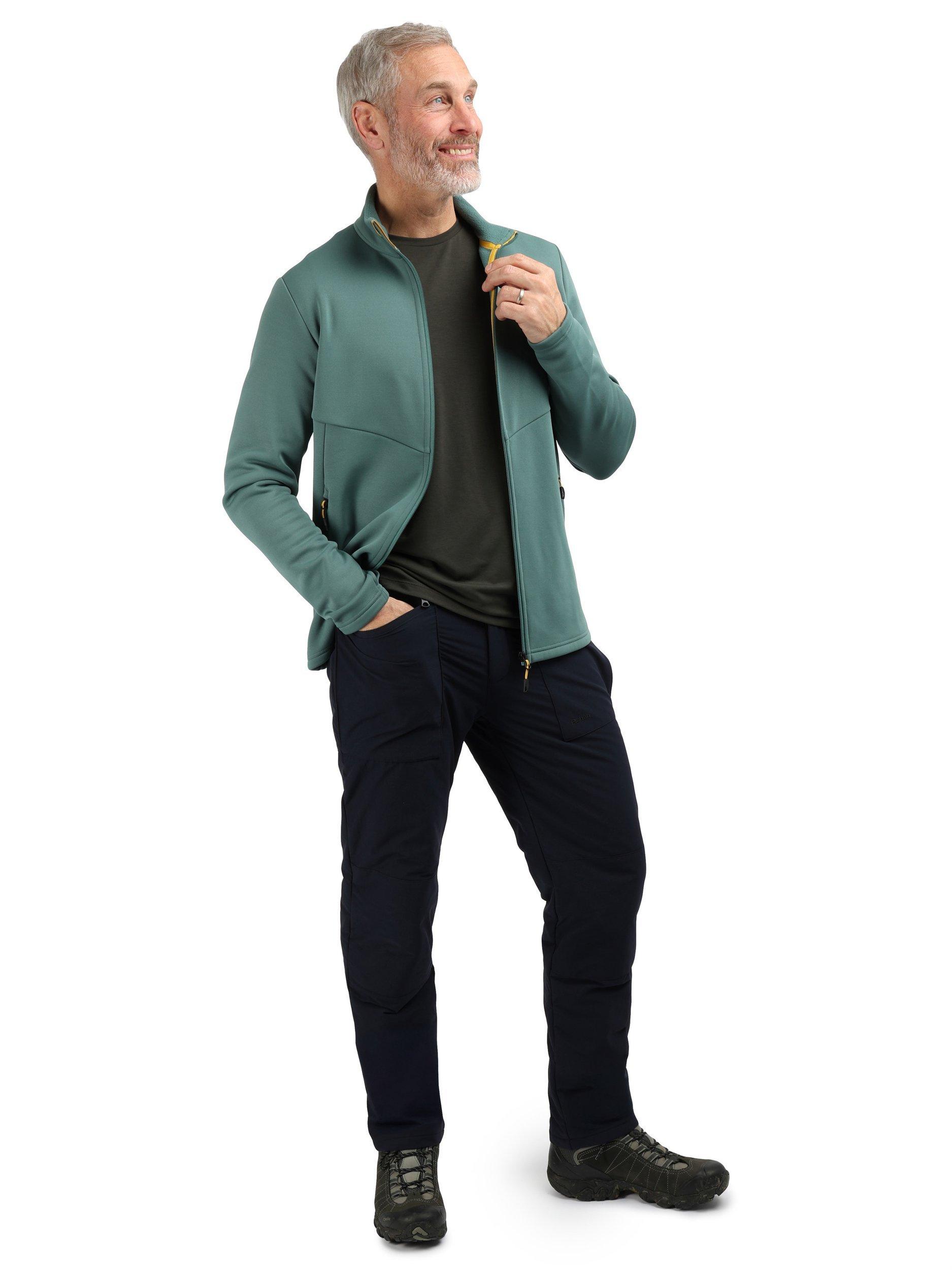 Product image 7 of 8, which shows Rohan Men's Solar Fleece Jacket, Venice Green, S