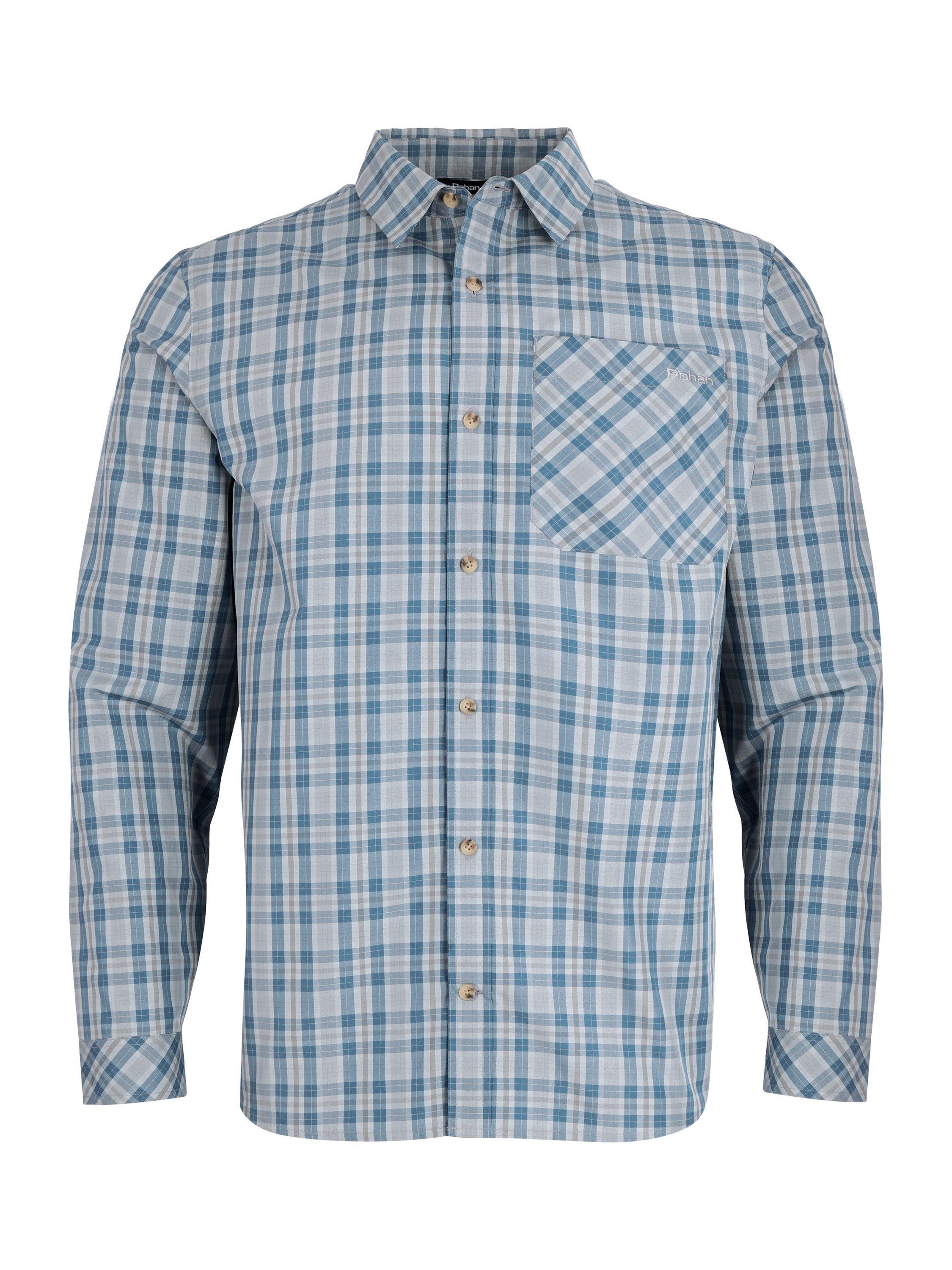 Product image 3 of 5, which shows Rohan Men's Coast Shirt, Haze Grey/Blue Check, S