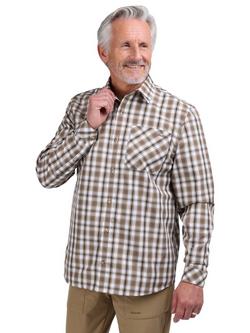 Rohan Coast Shirt, Stone/Brown Check, Stone/Brown Check