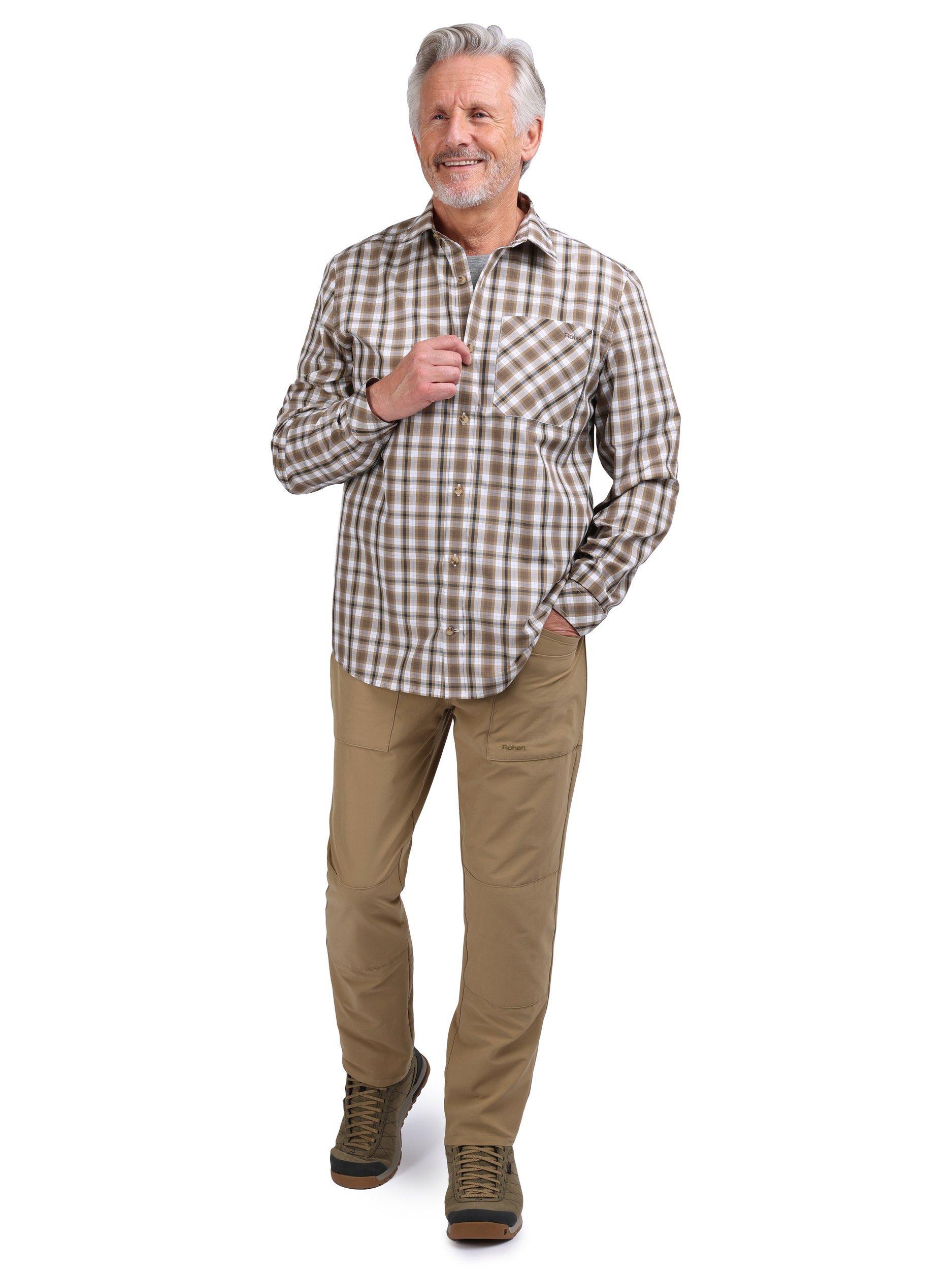 Product image 4 of 5, which shows Rohan Coast Shirt, Stone/Brown Check, S