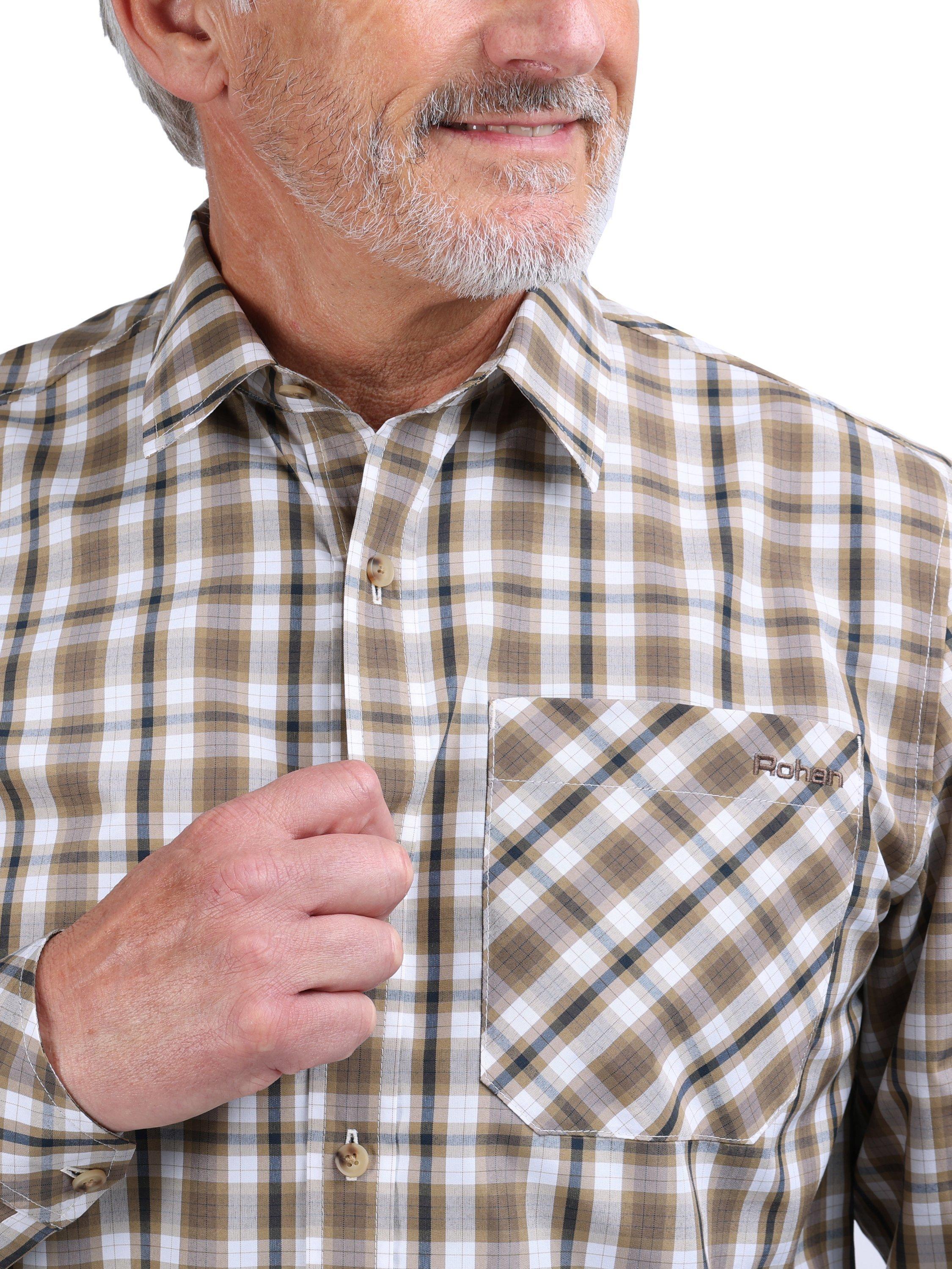 Product image 5 of 5, which shows Rohan Coast Shirt, Stone/Brown Check, S