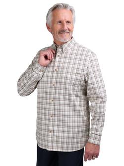 Rohan Men's Dover Shirt, Ecru/Cedar Check, Ecru/Cedar Check