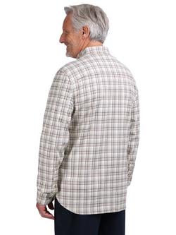 Rohan Men's Dover Shirt, Ecru/Cedar Check - view 2, Ecru/Cedar Check