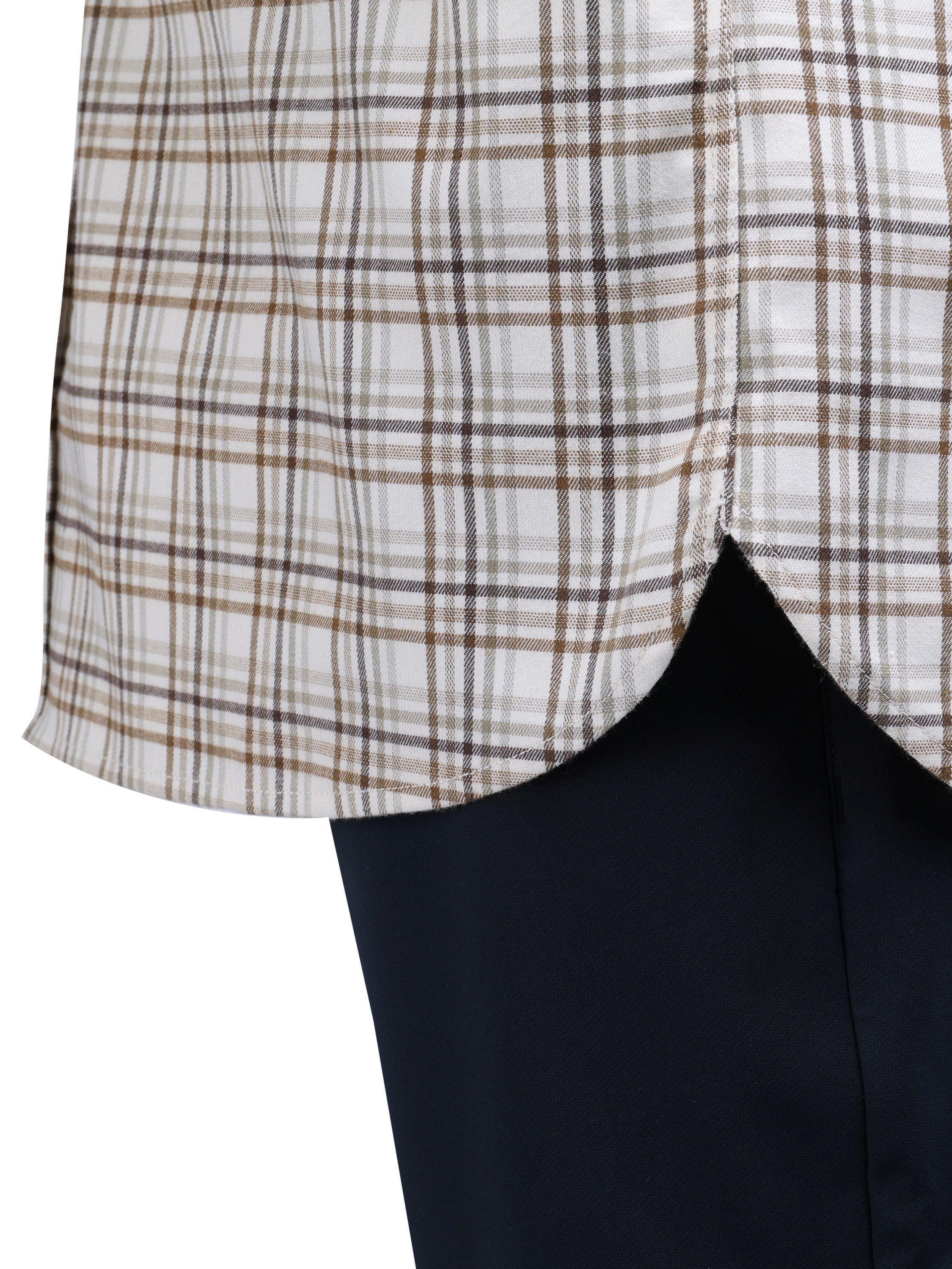 Product image 5 of 5, which shows Rohan Men's Dover Shirt, Ecru/Cedar Check, S