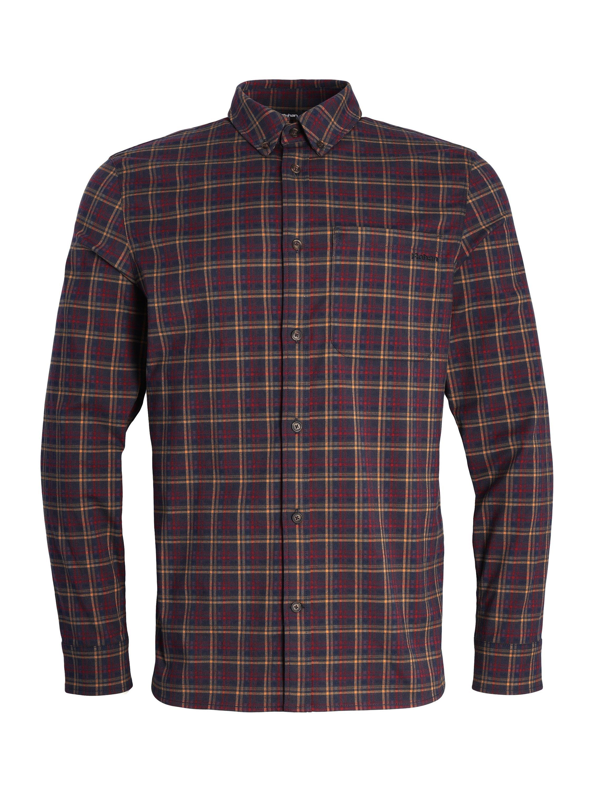 Product image 3 of 4, which shows Rohan Men's Dover Shirt, Navy/Red/Ochre Check, S