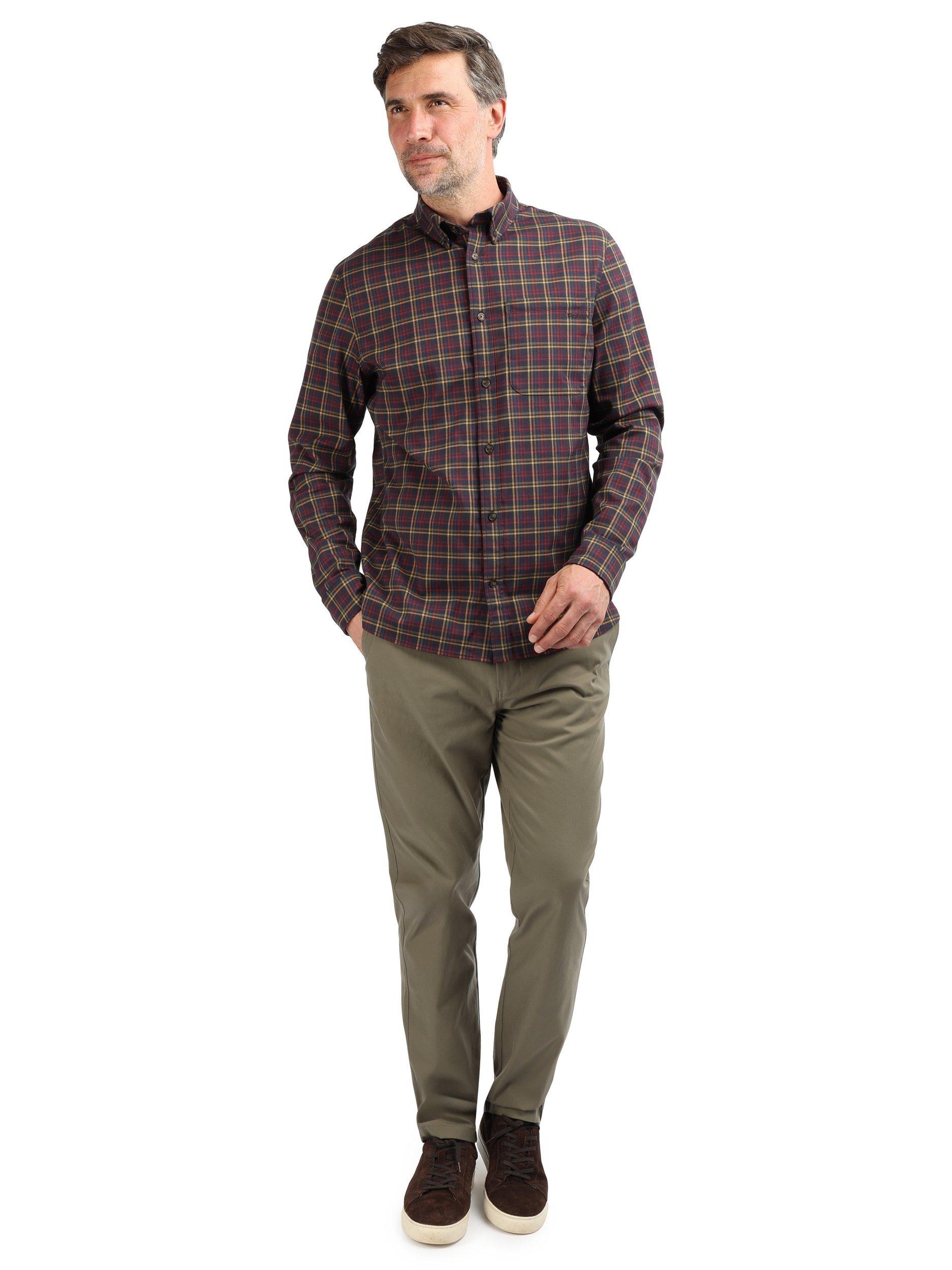 Product image 4 of 4, which shows Rohan Men's Dover Shirt, Navy/Red/Ochre Check, S