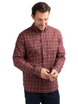 Rohan Men's Dover Shirt, Purple/Brown Check, Purple/Brown Check