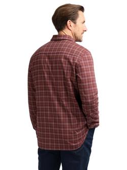 Rohan Men's Dover Shirt, Purple/Brown Check - view 2, Purple/Brown Check