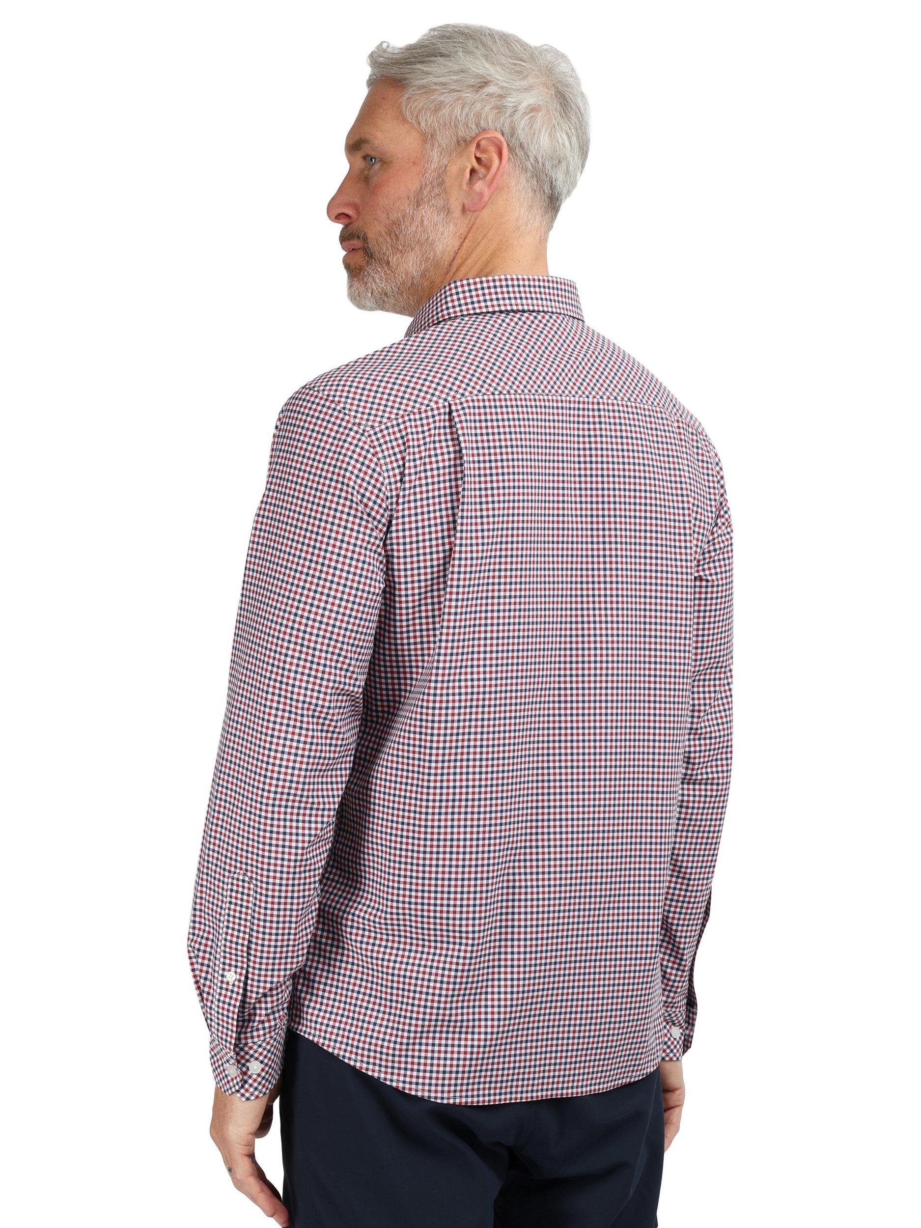 Product image 2 of 5, which shows Rohan Men's Portland Shirt, Blue/Red Gingham, S