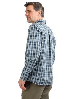 Rohan Men's Portreath Shirt, Stratus/Storm Check - view 2, Stratus/Storm Check