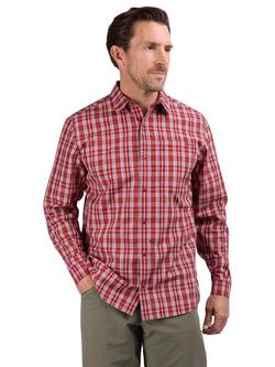 Rohan Men's Portreath Shirt, Garnet Red Check, Garnet Red Check