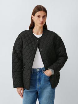 John Lewis Quilted Jacket - view 2, Black