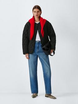 John Lewis Quilted Jacket, Black