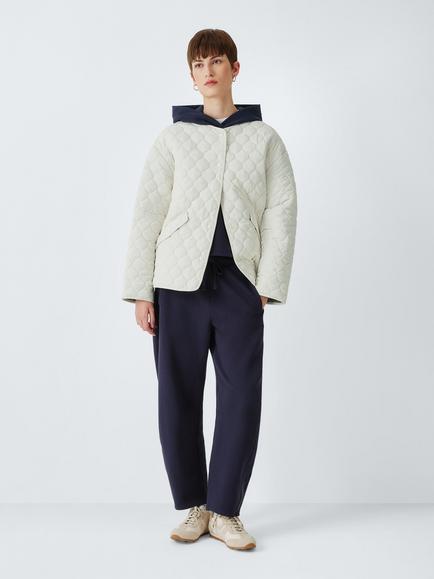 John Lewis Quilted Jacket, Ecru