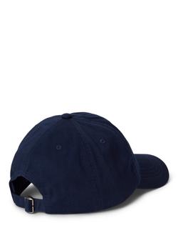 Ralph Lauren Kids' Cotton Baseball Cap, Bear Newport Navy - view 2, Bear Newport Navy
