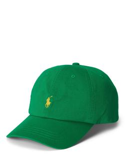 Ralph Lauren Kids' Cotton Twill Baseball Cap, Cruise Green, Cruise Green