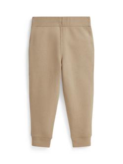 Ralph Lauren Kids' Cotton Blend Fleece Drawstring Joggers, Classic Khaki - view 2, Classic Khaki