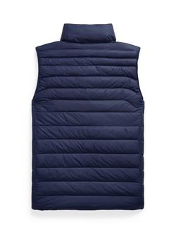 Ralph Lauren Kids' Colden Quilted Gilet Vest, Newport Navy - view 2, Newport Navy