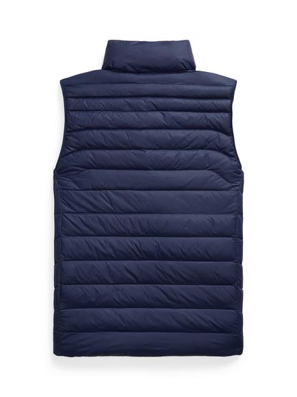 Ralph Lauren Kids' Colden Quilted Gilet Vest, Newport Navy - view 2, Newport Navy