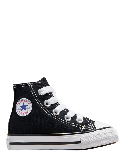 Converse Kids' Chuck Taylor All Star Lace Up Hi-Top Trainers, Black