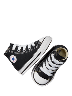 Converse Kids' Chuck Taylor All Star Lace Up Hi-Top Trainers - view 2, Black
