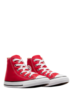 Converse Kids' Chuck Taylor All Star Lace Up Hi-Top Trainers - view 2, Red