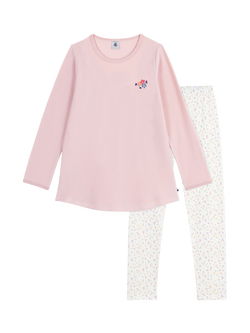 Petit Bateau Baby Flower Pyjamas, Multi, Multi