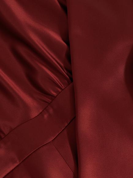 Reiss Farah Cape Back Jumpsuit, Dark Red - view 2, Dark Red
