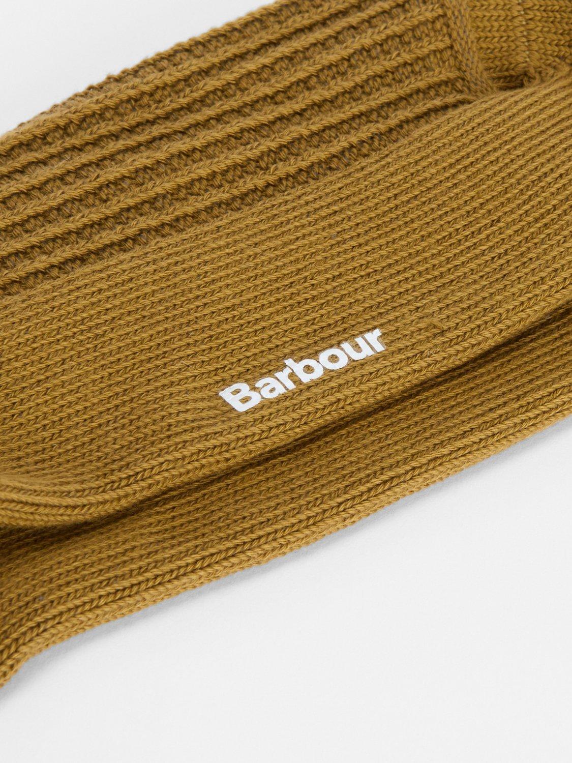 Product image 2 of 3, which shows Barbour Eric Boot Socks, Seaweed, M