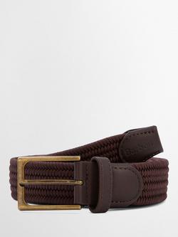 Barbour Nevis Webbing Belt, Peppercorn, Peppercorn
