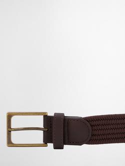 Barbour Nevis Webbing Belt, Peppercorn - view 2, Peppercorn
