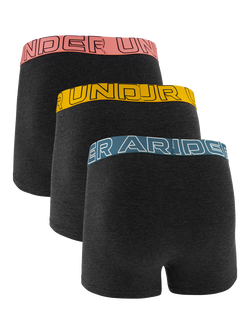 Under Armour Performance Waistband Boxers, Pack of 3, Black - view 2, Black