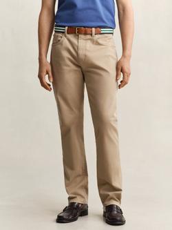 GANT Regular Fit Desert Jeans, Desert Brown