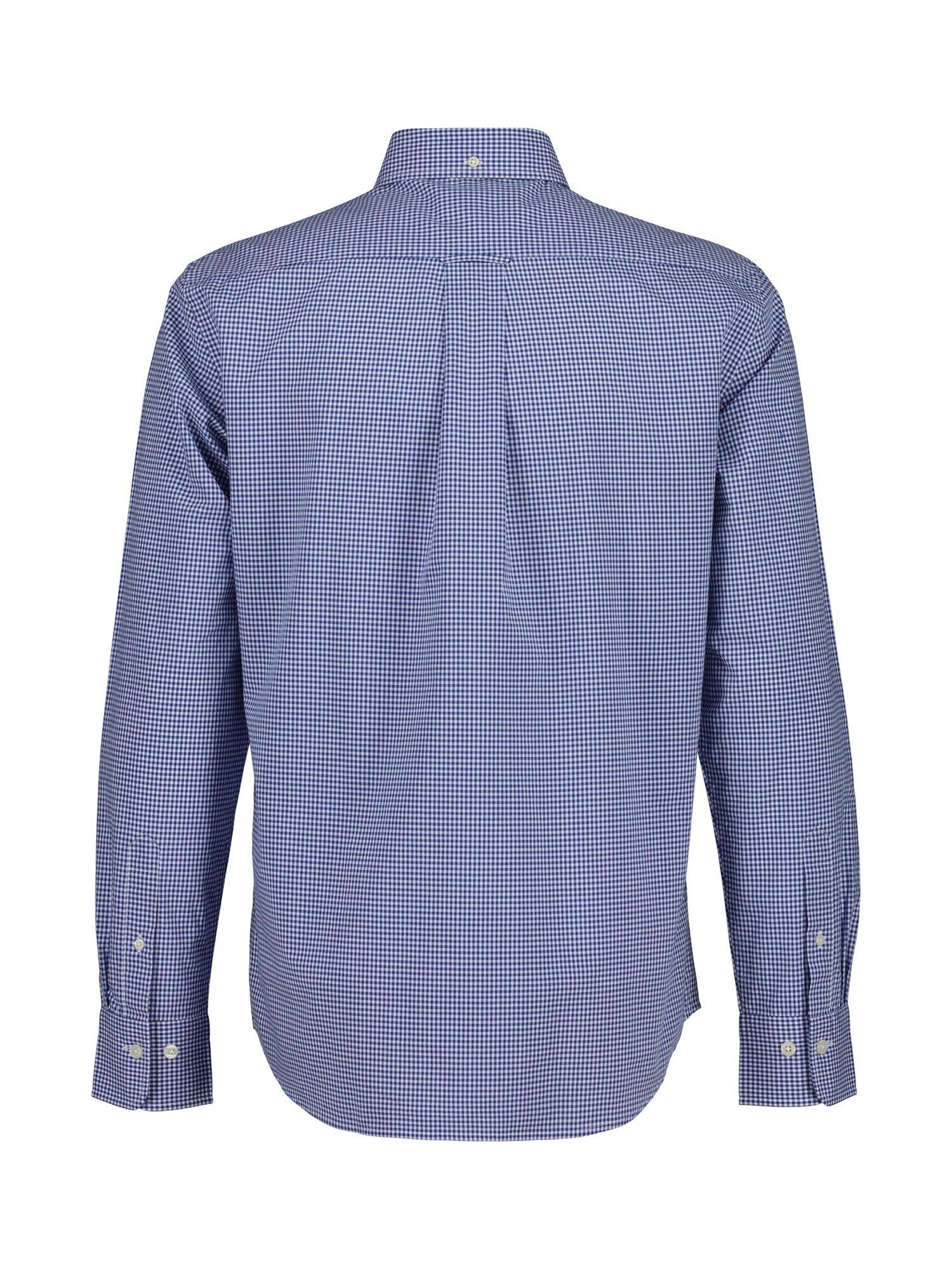 Product image 2 of 2, which shows GANT Cotton Regular Fit Gingham Check Shirt, College Blue, S