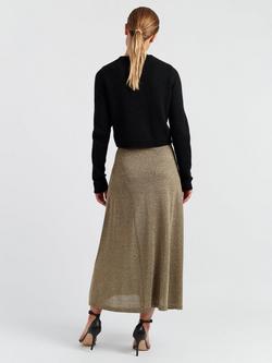 Chinti & Parker Shooting Stars Wool Rich Cardigan, Black - view 2, Black