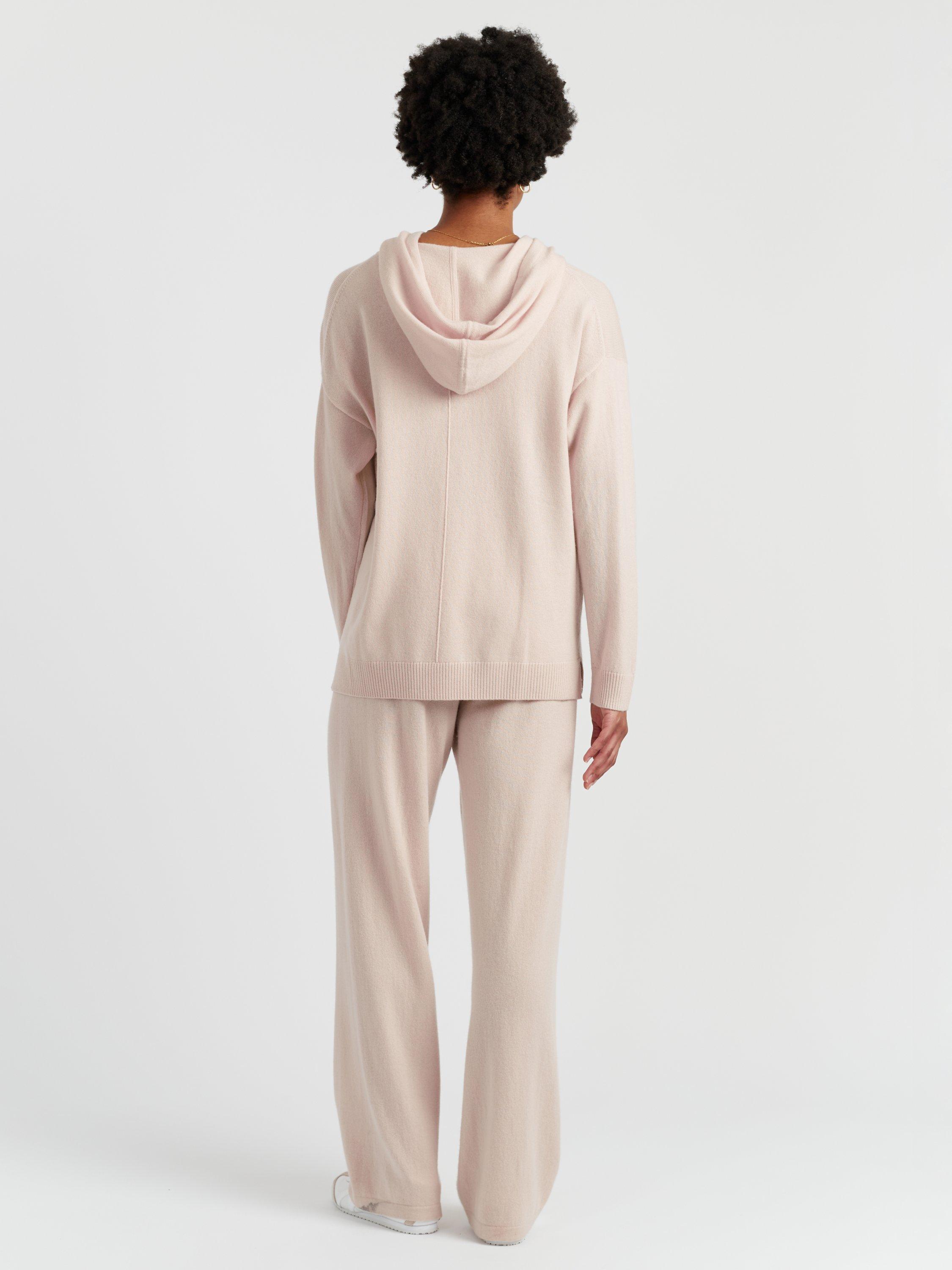 Product image 2 of 4, which shows Chinti & Parker Wool-Cashmere Relaxed Hoodie, Bone, XS