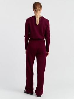 Chinti & Parker Pure Cashmere Wide-Leg Pants - view 2, Claret