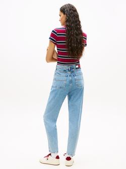 Tommy Hilfiger High Rise Mom Jeans - view 2, Light Blue