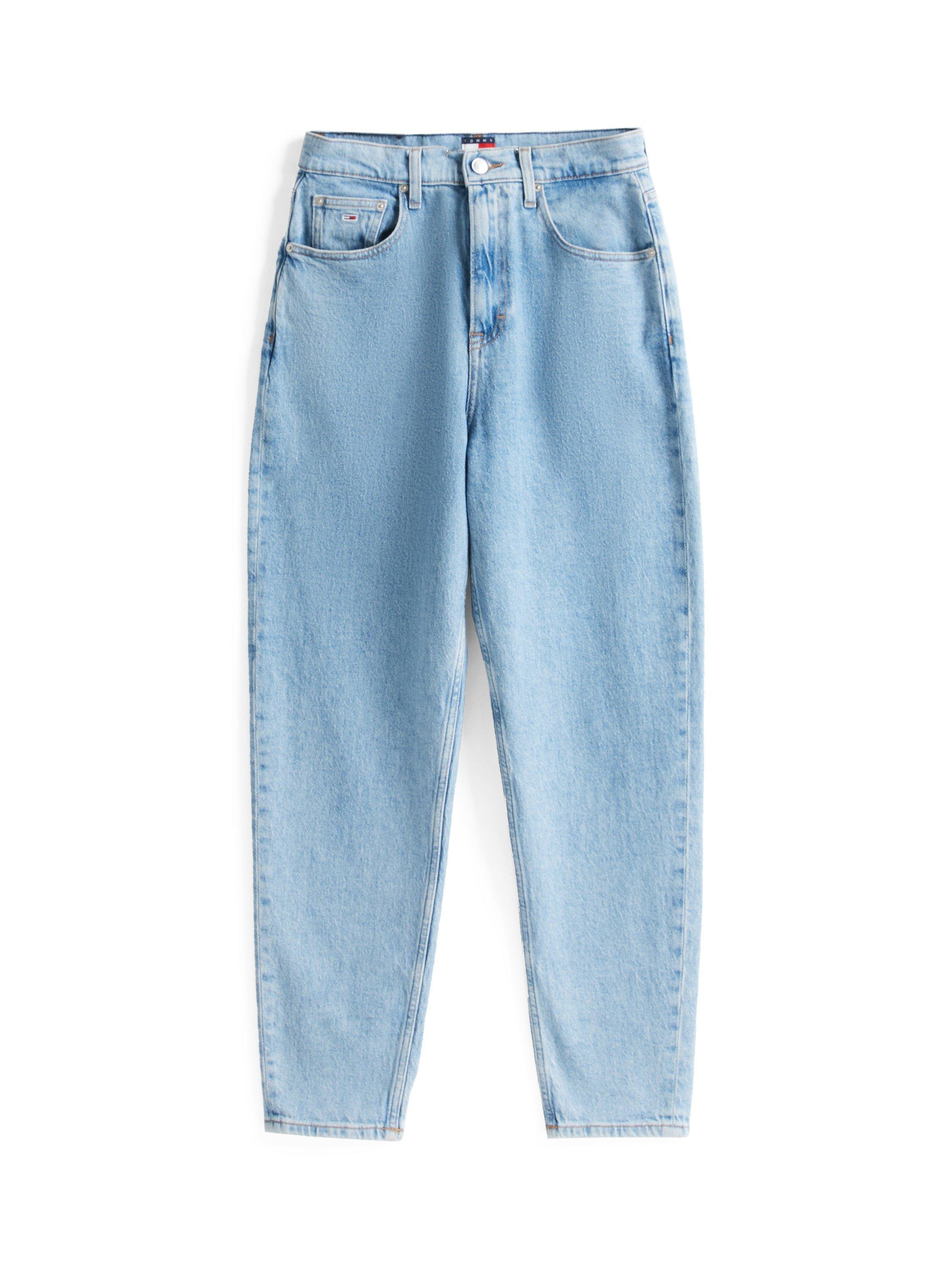 Product image 5 of 5, which shows Tommy Hilfiger High Rise Mom Jeans, Light Blue, W25/L30